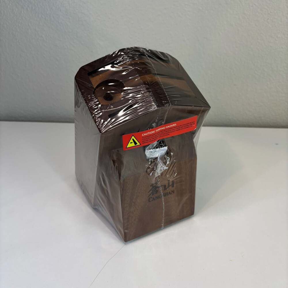 Cangshan Solid Wood Knife Block with 7 Slots